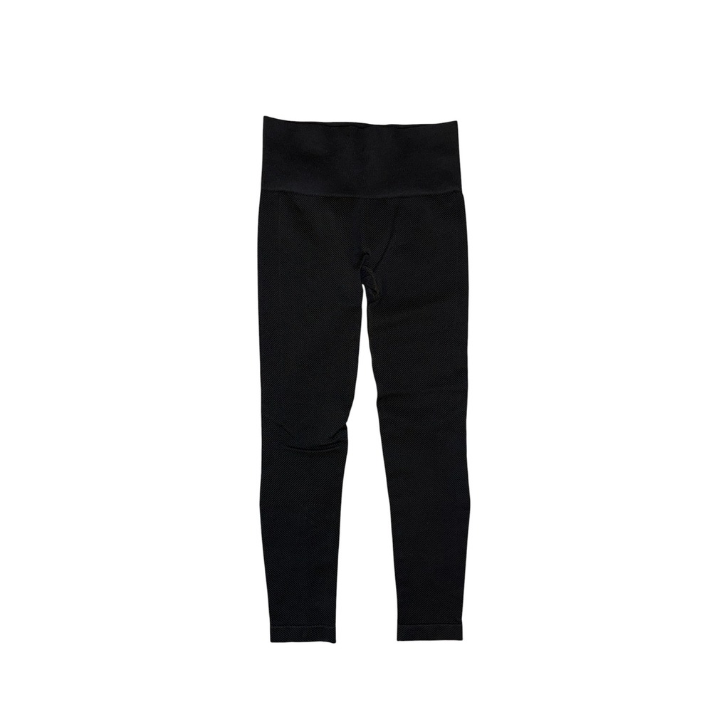 Spanx Look At Me Now Leggings Women Small Black Seamless High Waisted